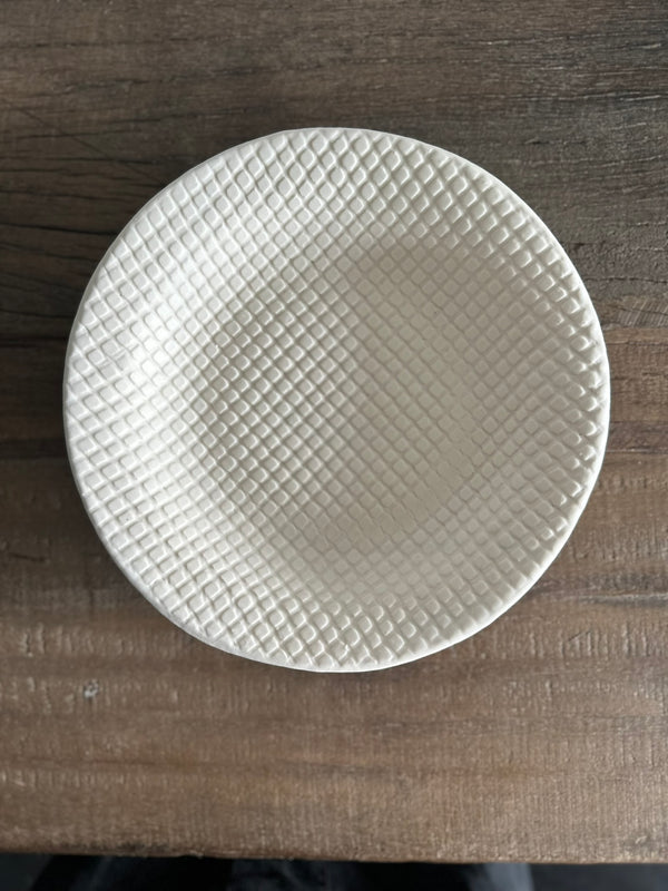 Ceramic deep grid plate 22∅