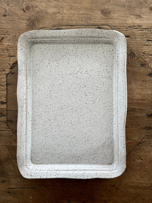 Ceramic baking tray