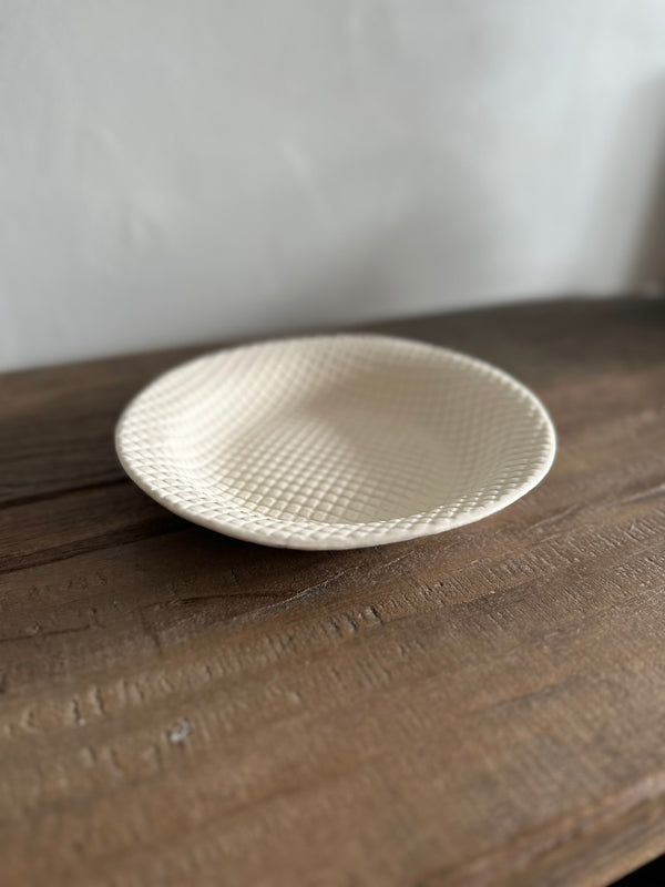 Ceramic deep grid plate 22∅