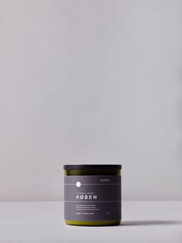 KØBEN Aromatic Candle - Tangelo, Rosemary, Cedar 250ml