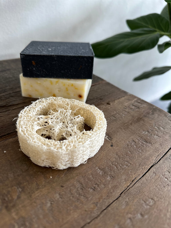 Soap Cushion Loofah - natural slice