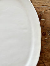 Ceramic Oval Rimmed platter