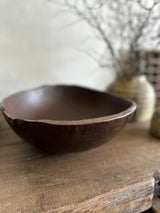 Ceramic Deep Serving bowl chocolate