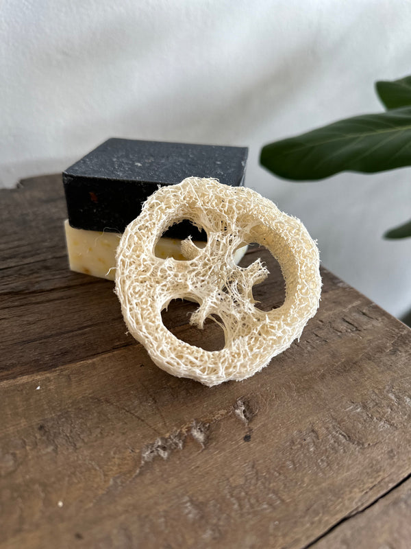 Soap Cushion Loofah - natural slice