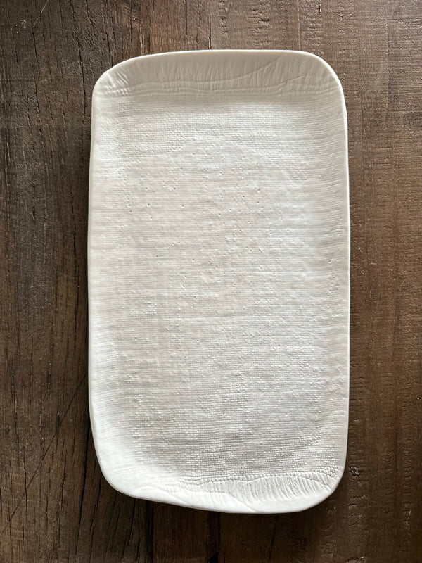 Ceramic rectangular platter