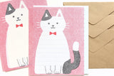 FURUKAWA PAPER FLUFFY ANIMALS LETTER SET