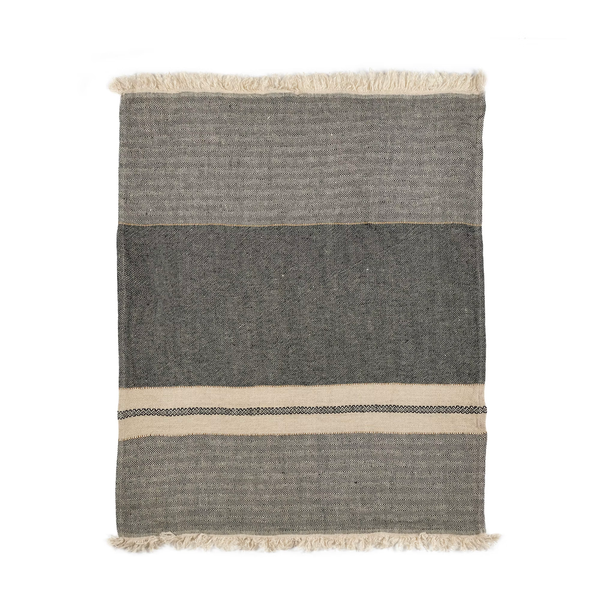 FOUTA -THE BELGIAN TOWEL in TACK STRIPE