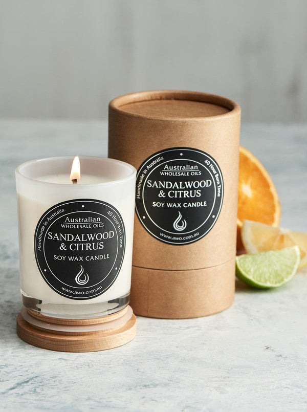 SANDALWOOD & CITRUS SOY CANDLE