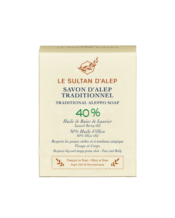 Traditional Aleppo soap 40%