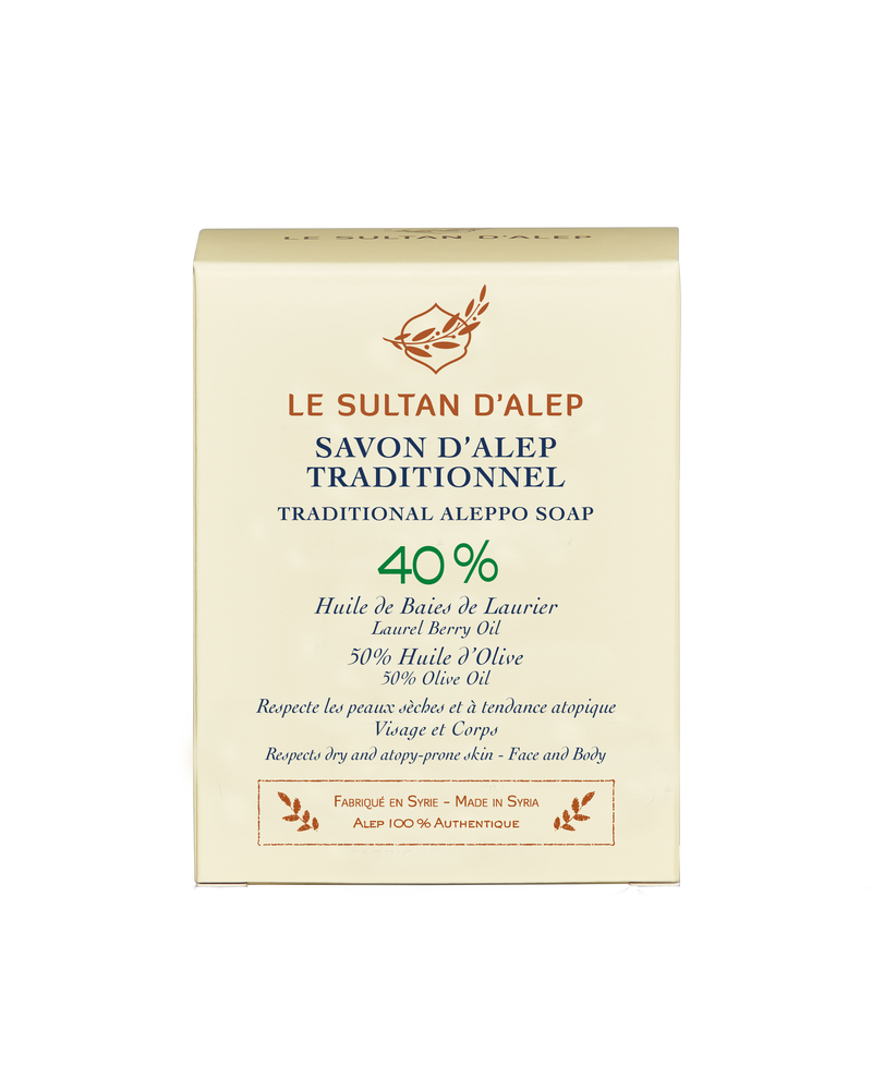 Traditional Aleppo soap 40%