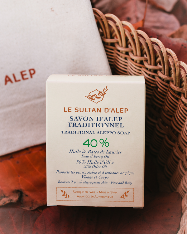 Traditional Aleppo soap 40%