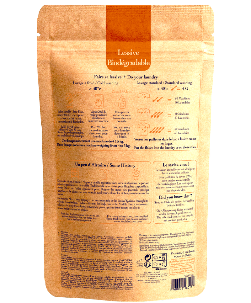 Aleppo Detergent in Flakes 500g