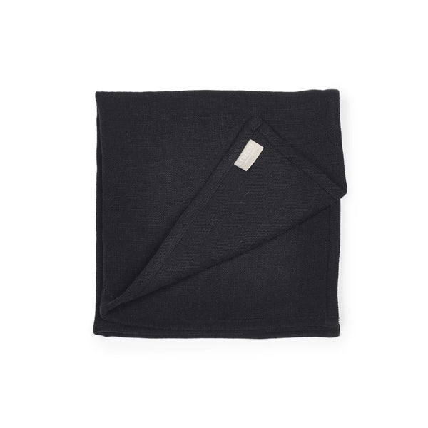 Hudson Linen Napkin in Black