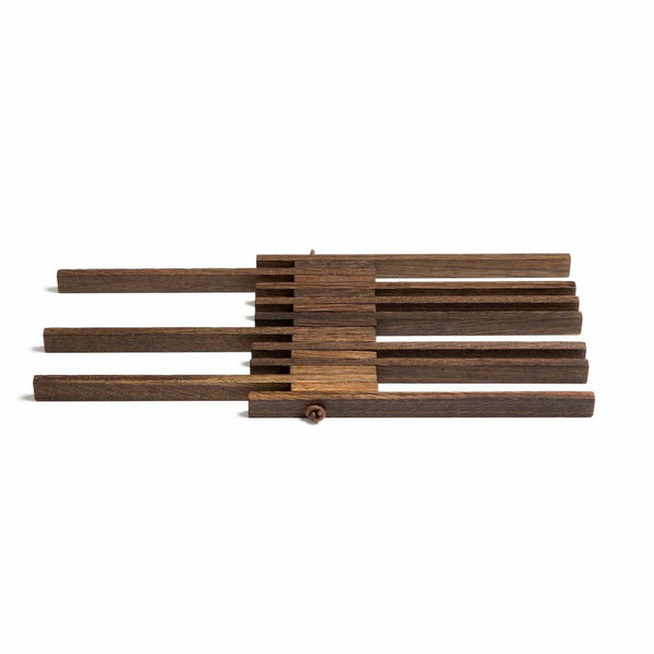 Table Frame Trivet or Pot Holder - Smoked Oak