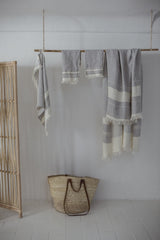 FOUTA -THE BELGIAN TOWEL in GENT STRIPE