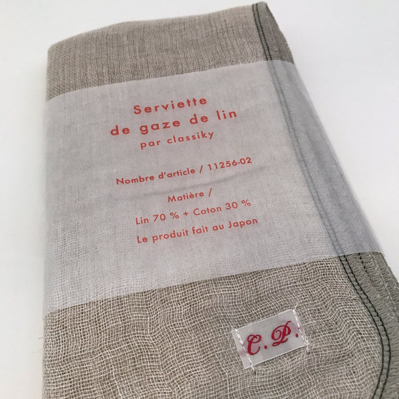 Linen gauze napkin