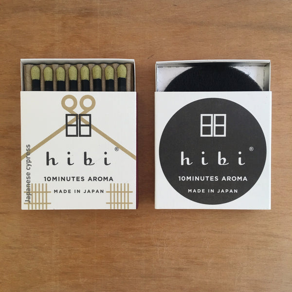 Hibi incense in Japanese cypress